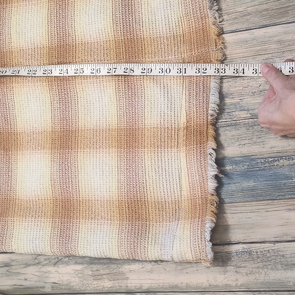 Free people Anneli Plaid Shirt Jacket Sz Small - Picture 6 of 9